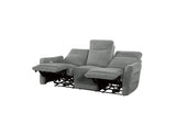 9804DV-3PWH Edition Power Double Lay Flat Reclining Sofa with Power Headrests and USB Ports