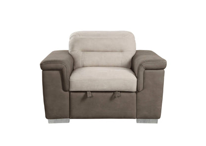 9808-1 Alfio Chair with Pull-out Ottoman