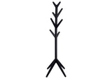 983272 Margaret Solid Wood Coat Rack Clothing Hanger Black