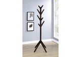 983273 Margaret Solid Wood Coat Rack Clothing Hanger Cappuccino