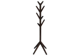 983273 Margaret Solid Wood Coat Rack Clothing Hanger Cappuccino
