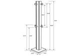 983281 Rikkie Engineered Wood Coat Rack Walnut