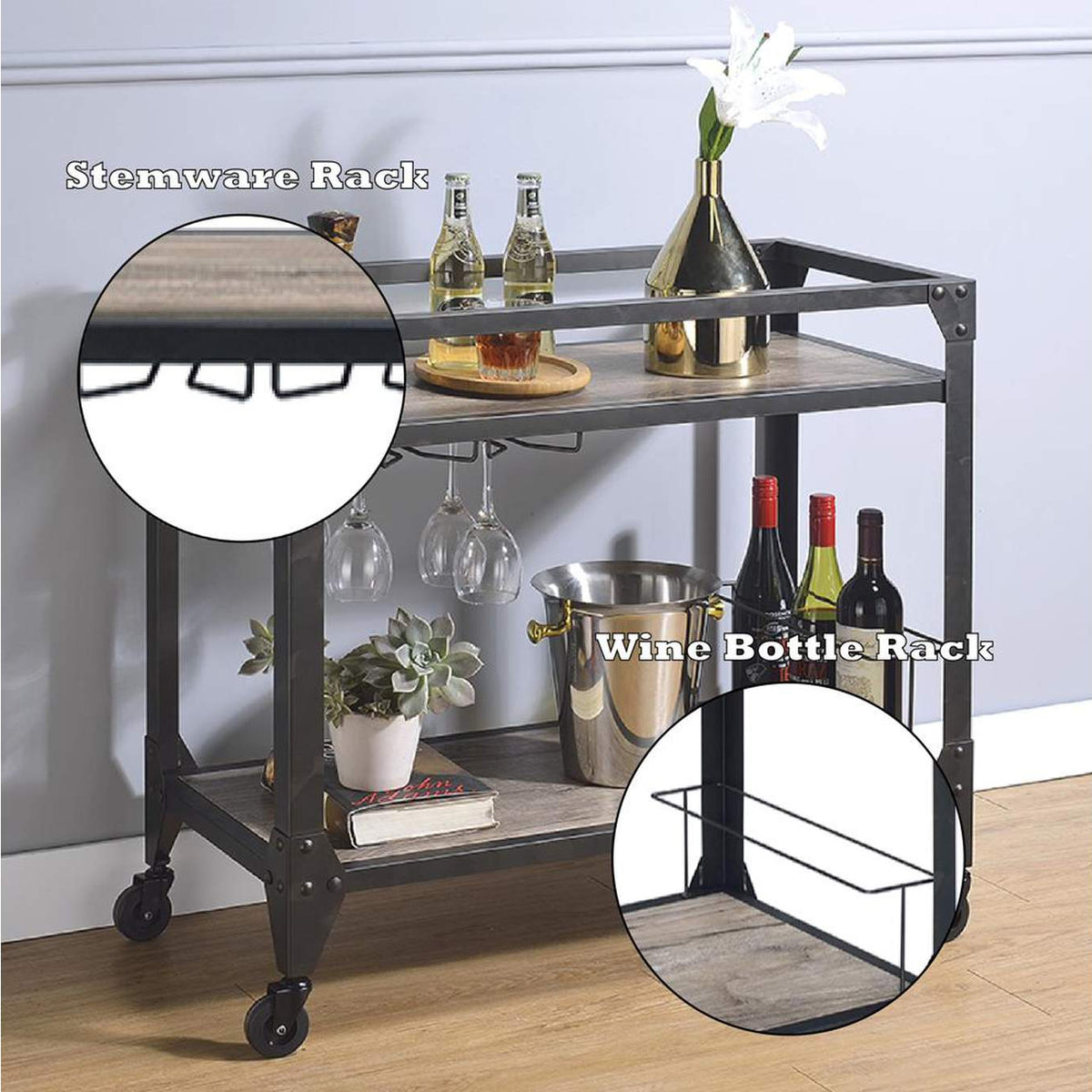 98355 Jorgensen Serving Cart