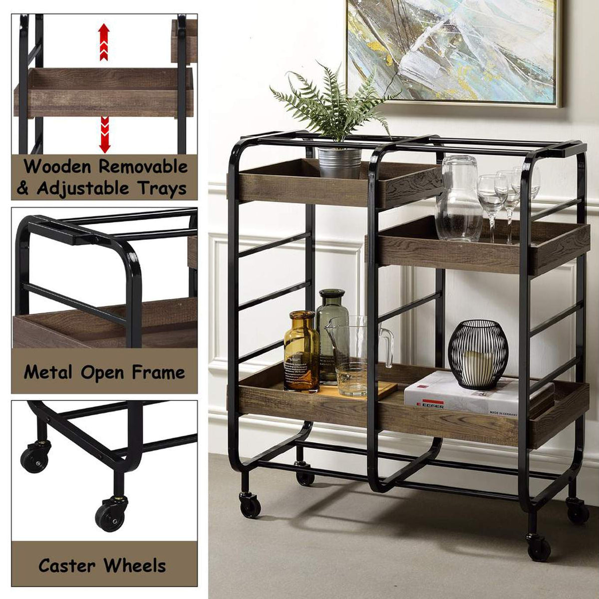 98410 Vorrik Serving Cart