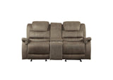 Shola Double Glider Reclining Love Seat with Center Console