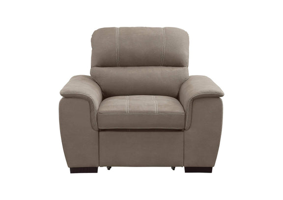 9858TP-1 Andes Chair with Pull-out Ottoman