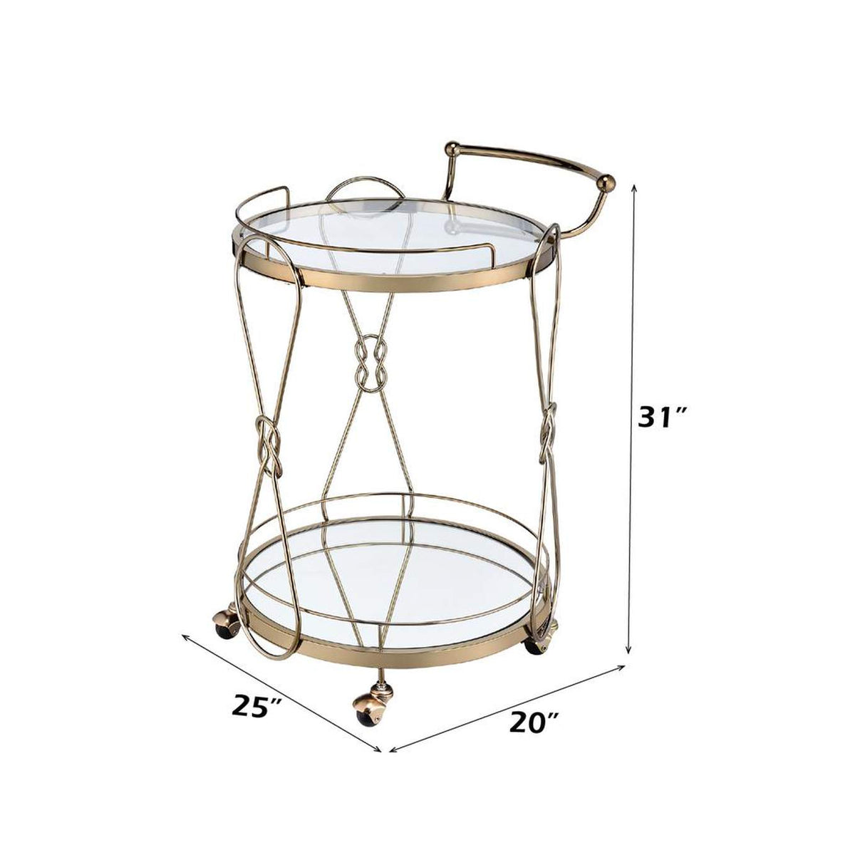 98940 Zekera Serving Cart