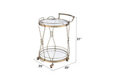 98940 Zekera Serving Cart