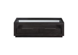 AZU521 Oxford Two Drawer Rectangular Coffee Table In Basalt Grey