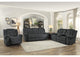 9901CC-2 Nutmeg Double Reclining Love Seat with Center Console