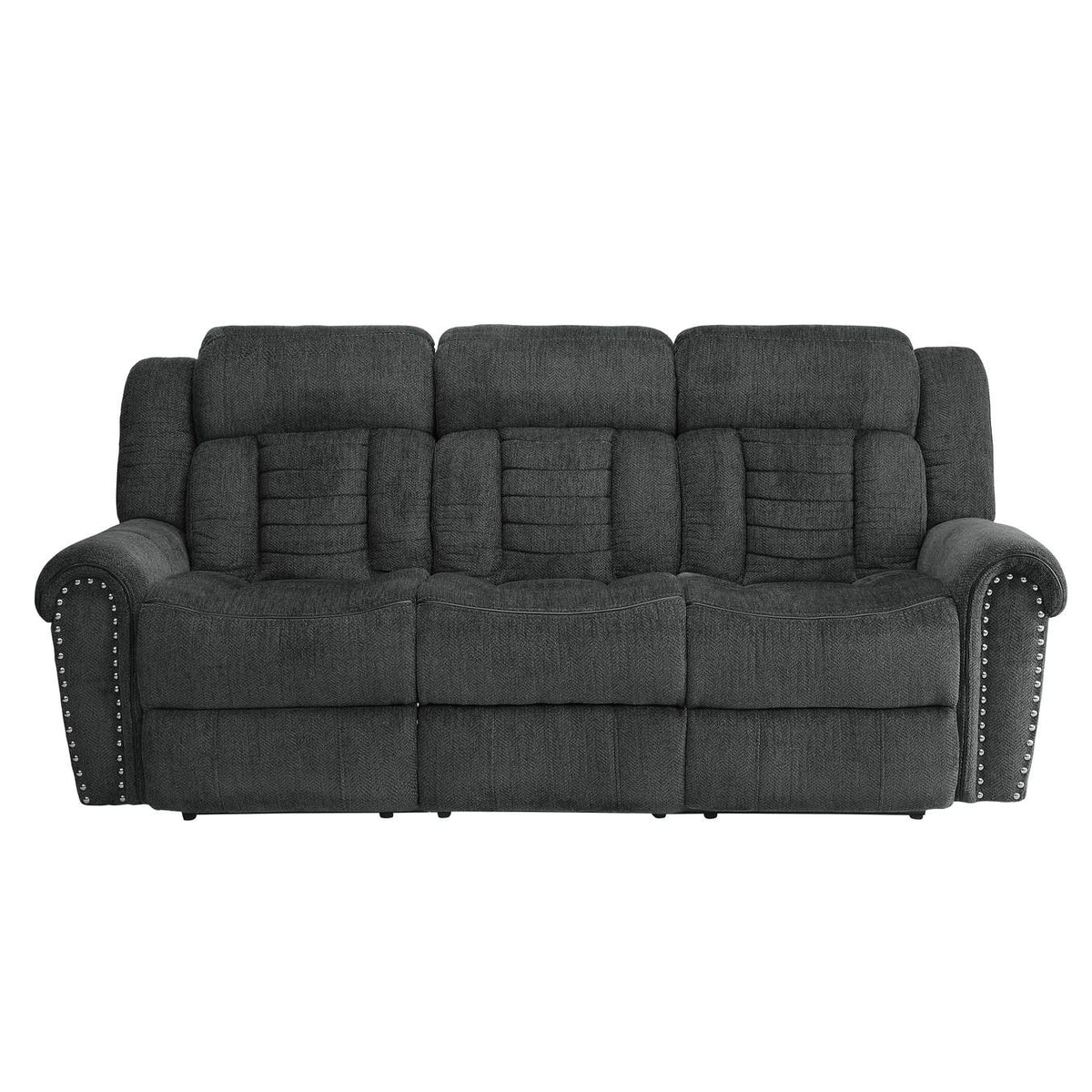 9901CC-3 Nutmeg Double Reclining Sofa
