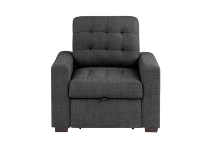 9916DG-1 McCafferty Chair with Pull-out Ottoman