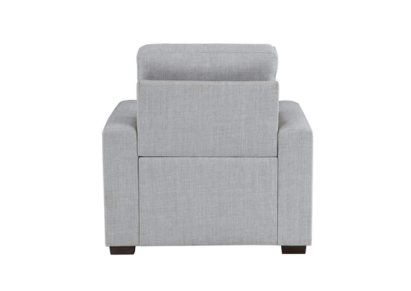 9916GY-1 McCafferty Chair with Pull-out Ottoman