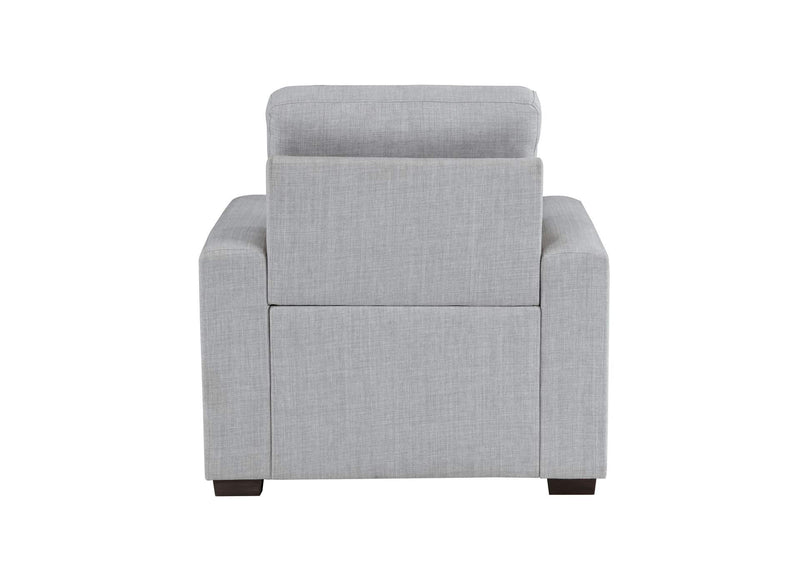 9916GY-1 McCafferty Chair with Pull-out Ottoman