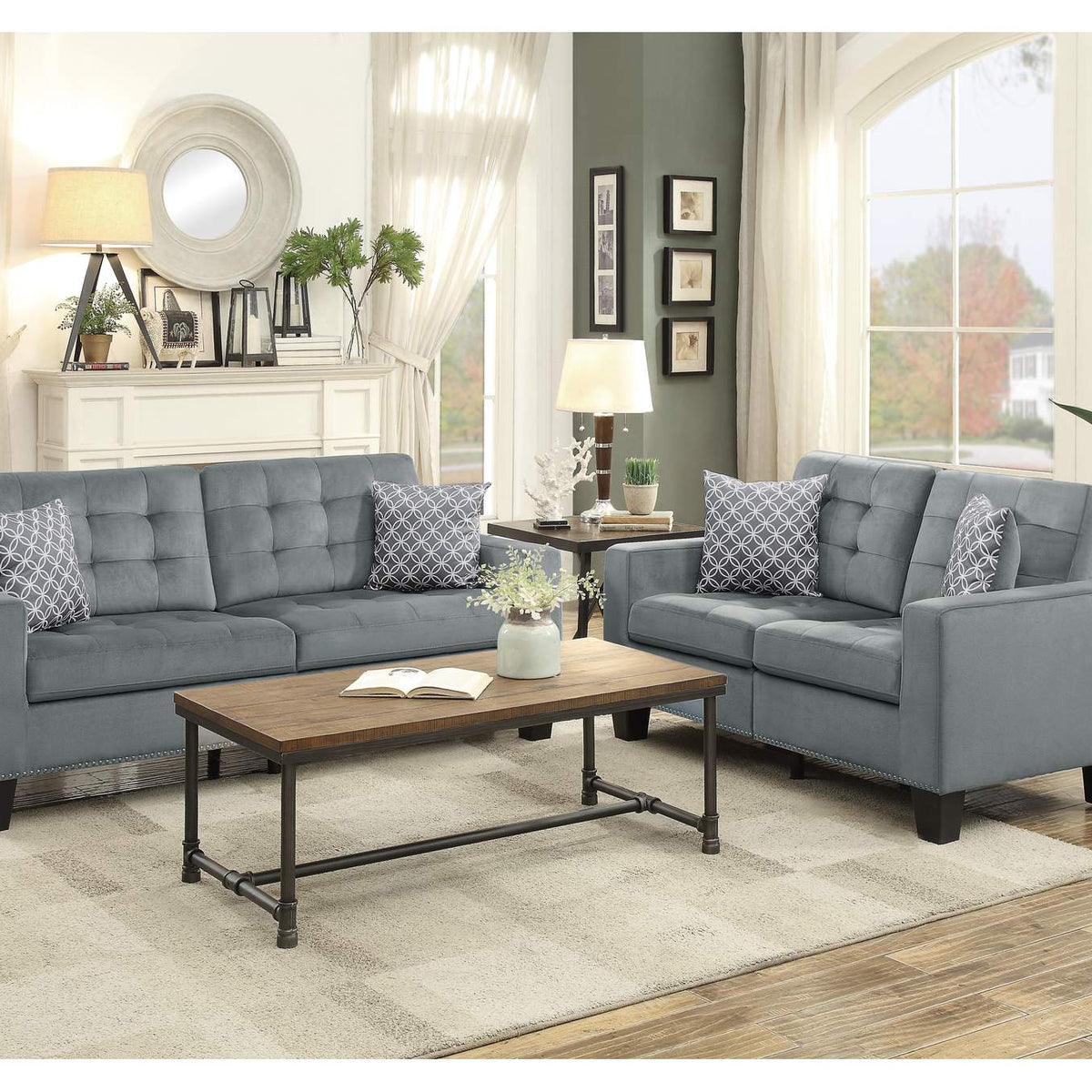 9957GY-2 Lantana Love Seat