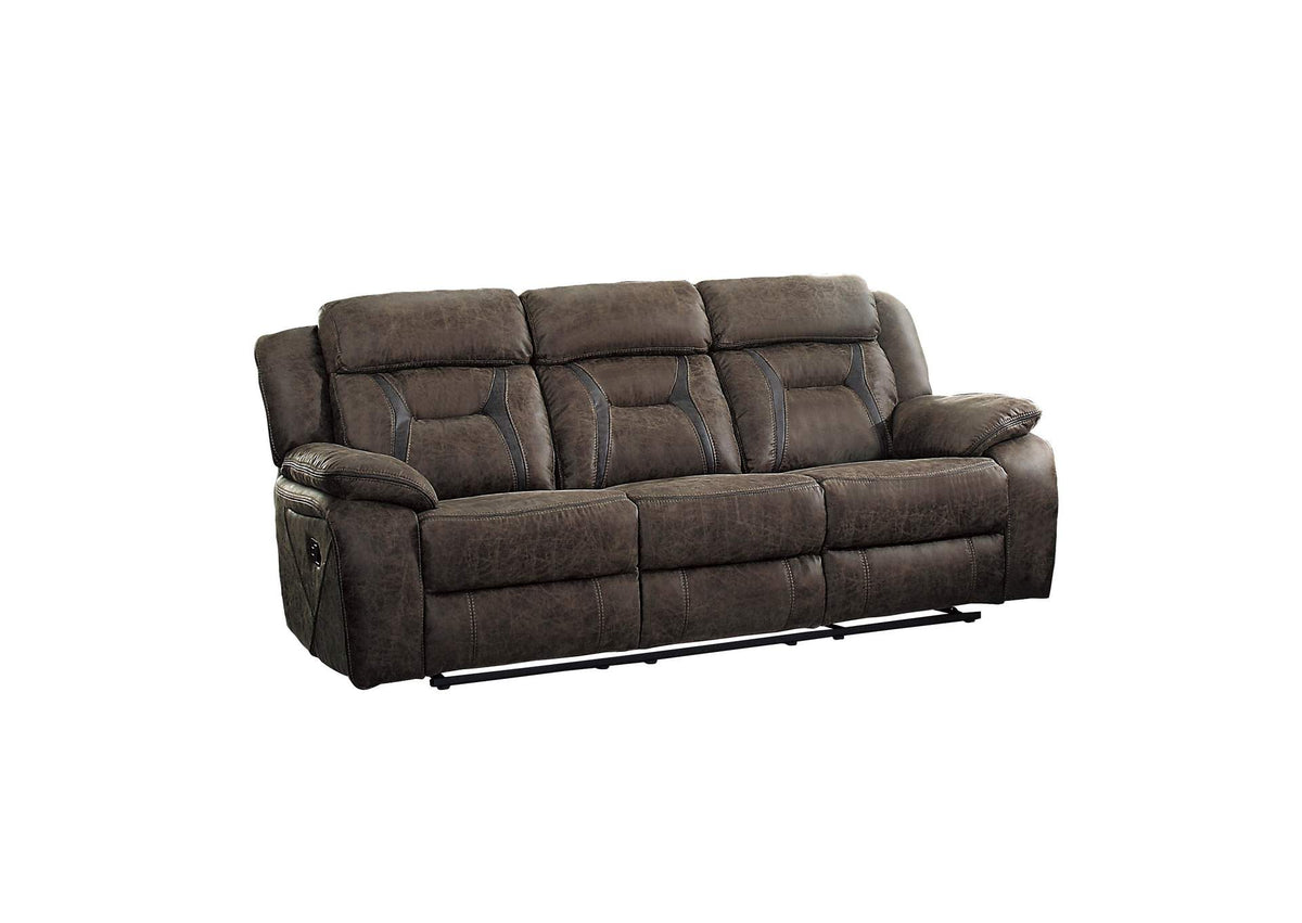 9989DB-2 Hill Double Reclining Love Seat with Center Console