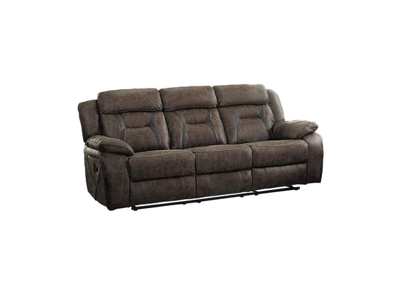 9989DB-2 Hill Double Reclining Love Seat with Center Console