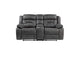 9989GY-2 Hill Double Reclining Love Seat with Center Console