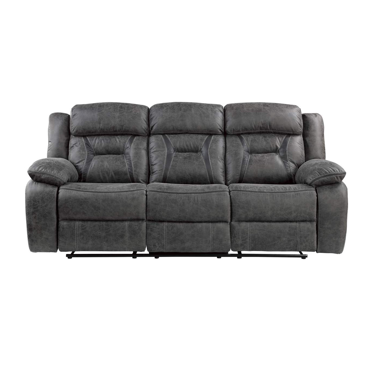 9989GY-3 Hill Double Reclining Sofa