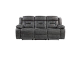 9989GY-3 Hill Double Reclining Sofa