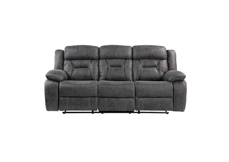 9989GY-3 Hill Double Reclining Sofa