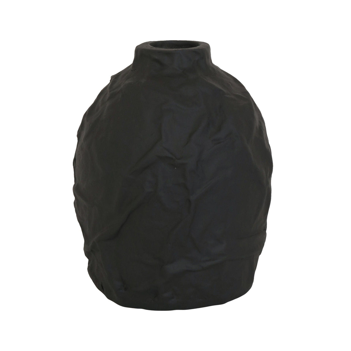 9" Cleo Small Ecomix Vase - Black