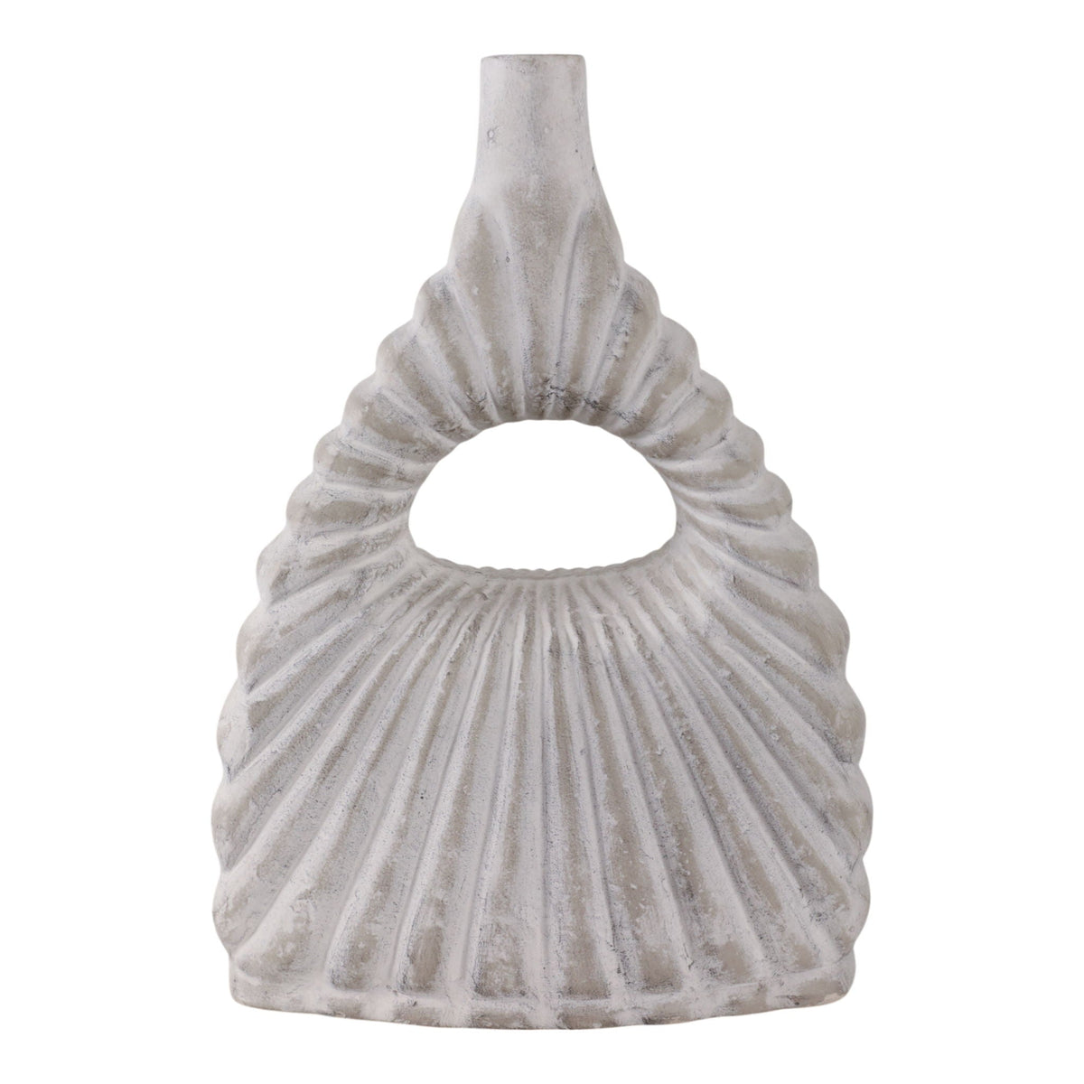 17" Barrington Tall Eco-Mix Vase - Gray
