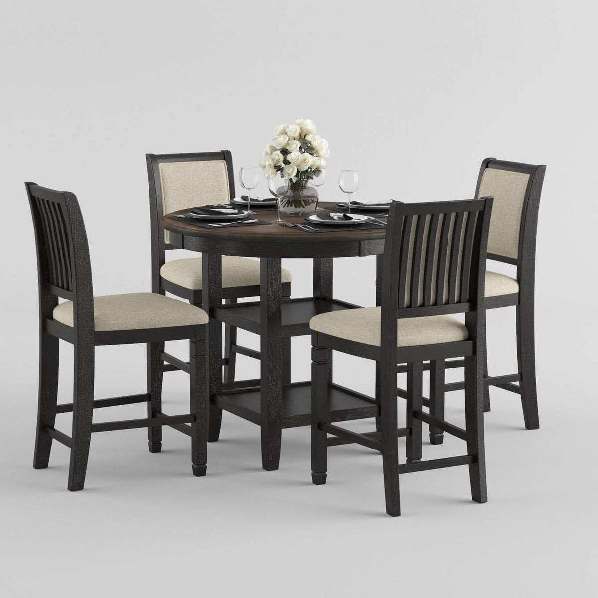 5800BK-36 Asher Counter Height Table