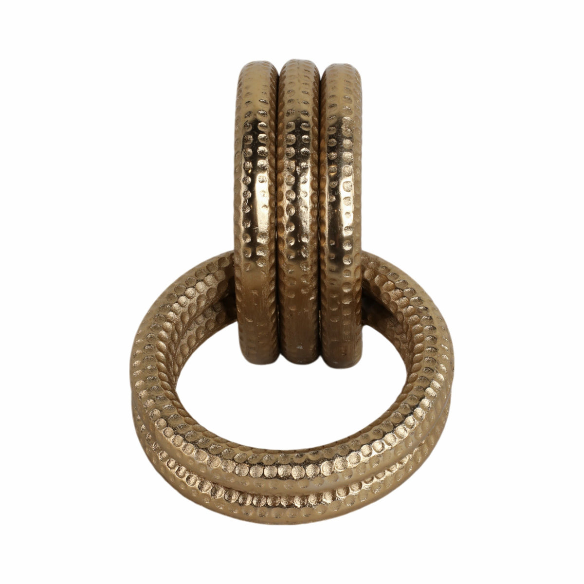 6" / 7" / 10" Dillingham Metal Gold Rings (Set of 3) - Gold