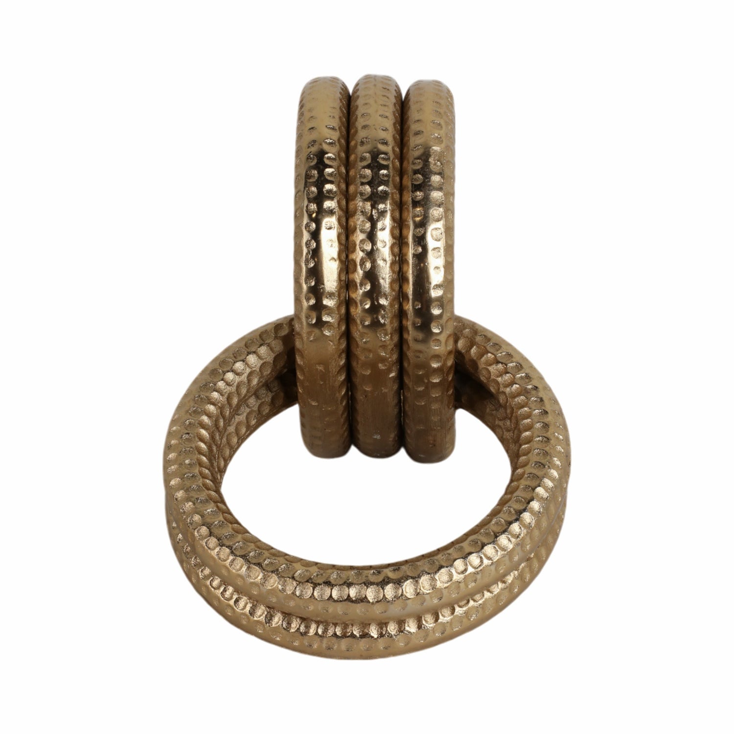 6" / 7" / 10" Dillingham Metal Gold Rings (Set of 3) - Gold