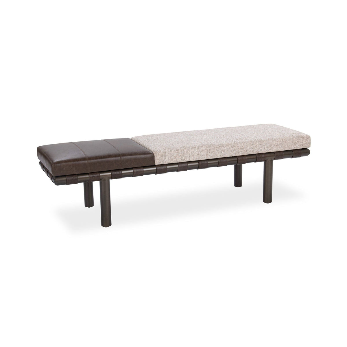 Brooklyn - Accent Bench - Coco Latte – Metropolitan Design Furniture