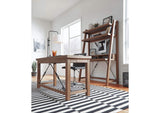 8FJ812L Autumn Ladder Desk In Flint Oak