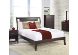NV23L6 Nevis Wood Sleigh Bed In Espresso