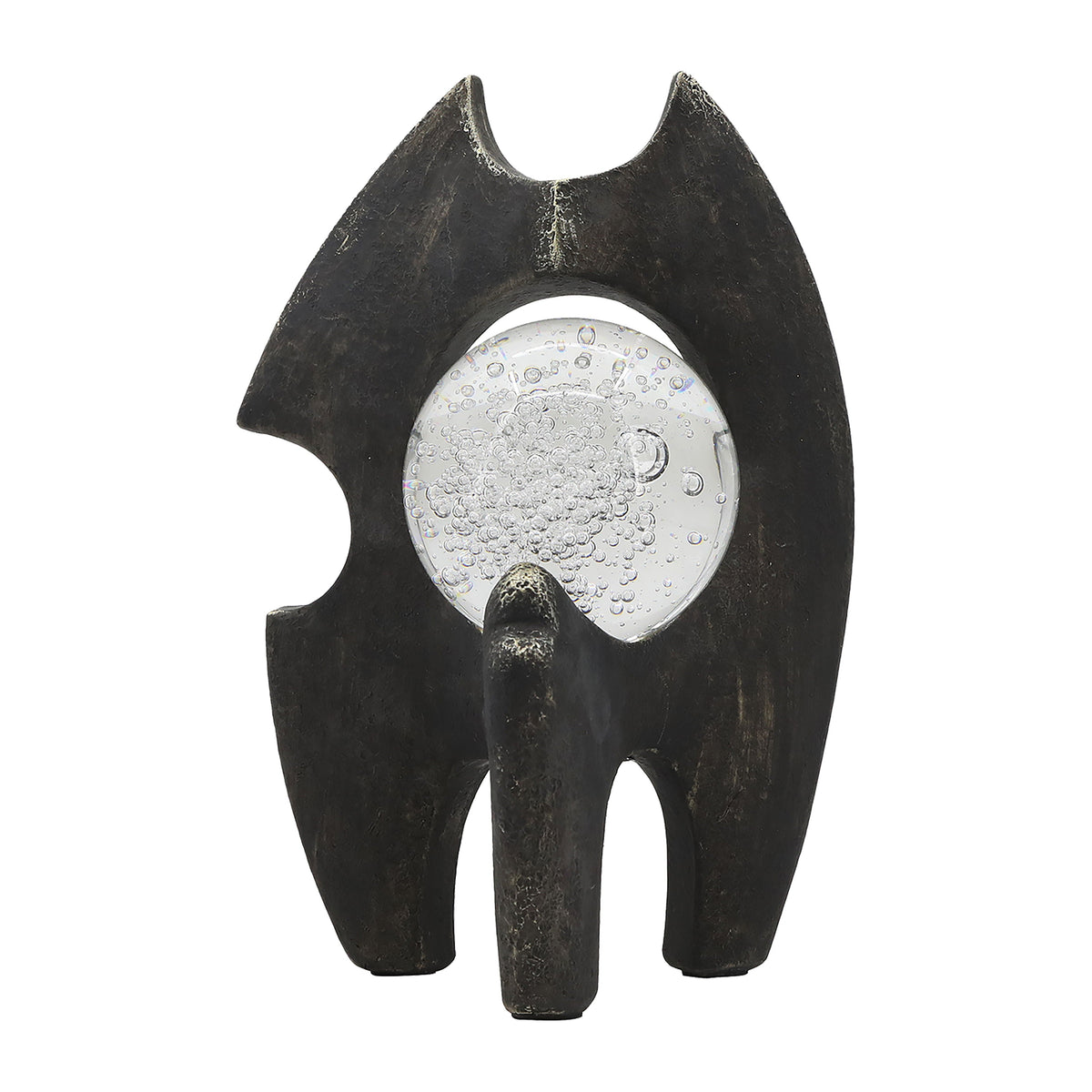 11" Massimo Small Object Statuary - Bronze - Black