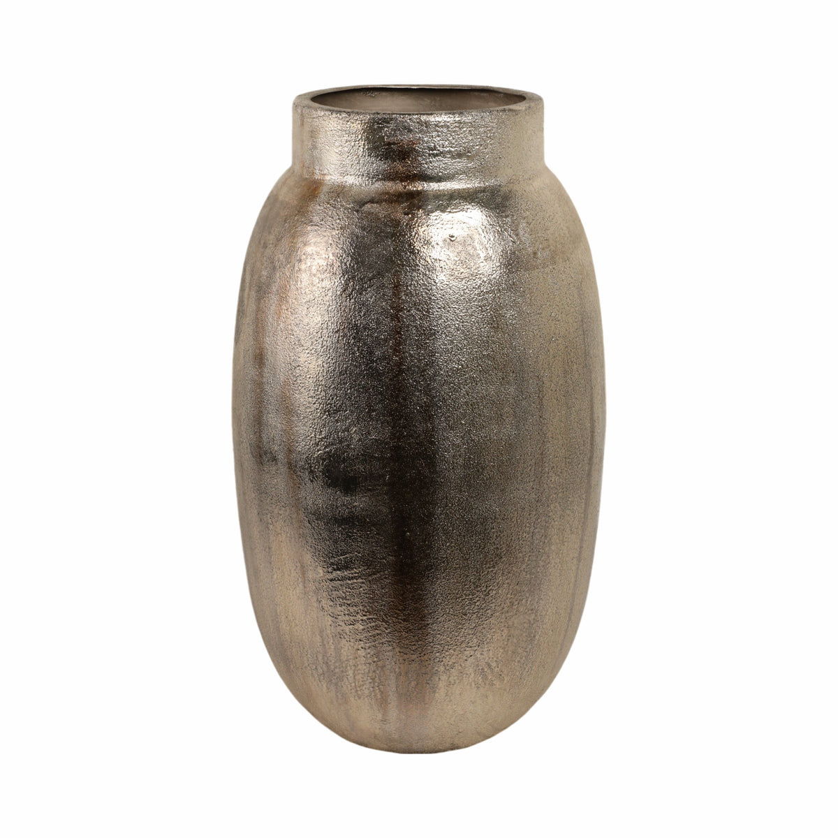 24" Noatak Large Antique Vase - Silver