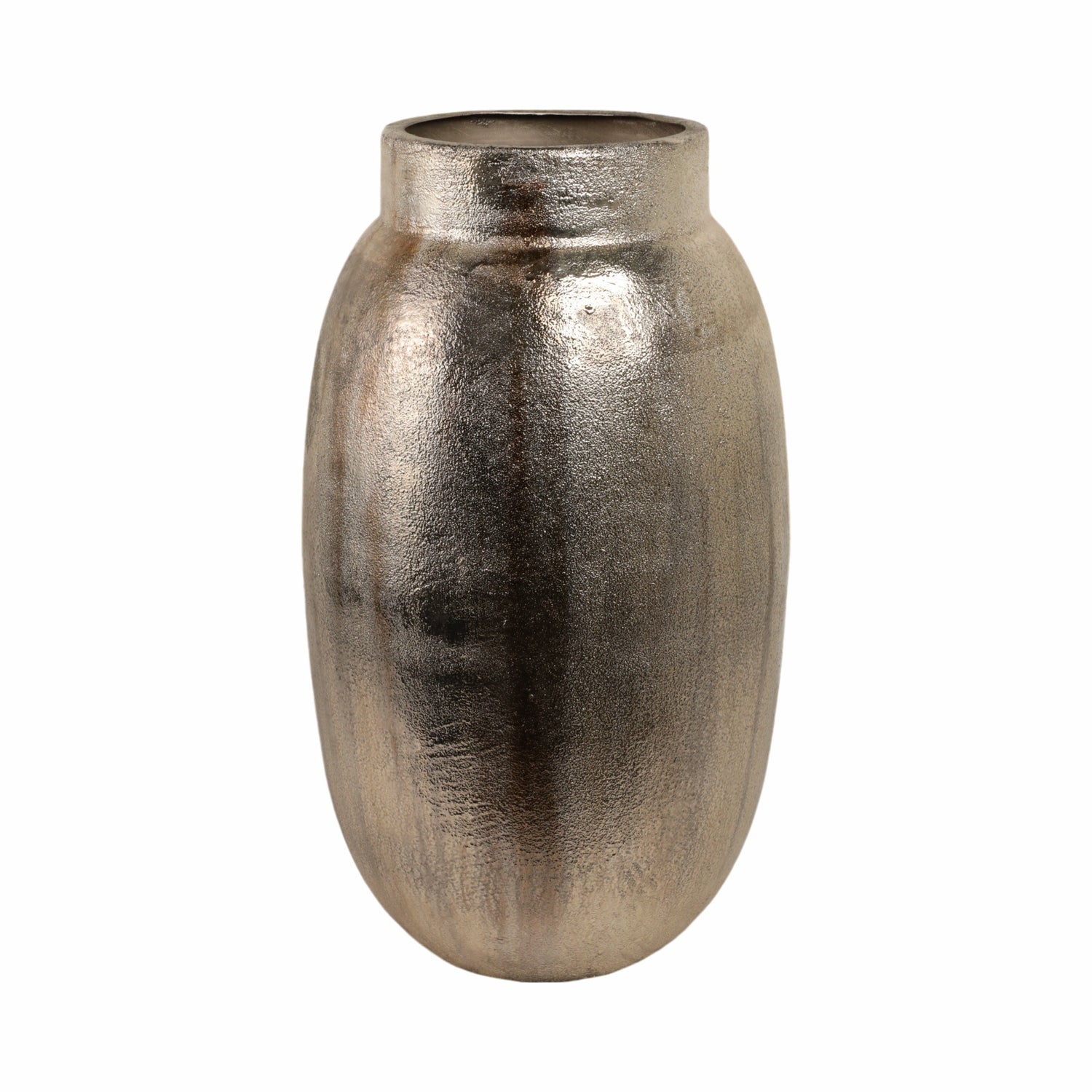 24" Noatak Large Antique Vase - Silver