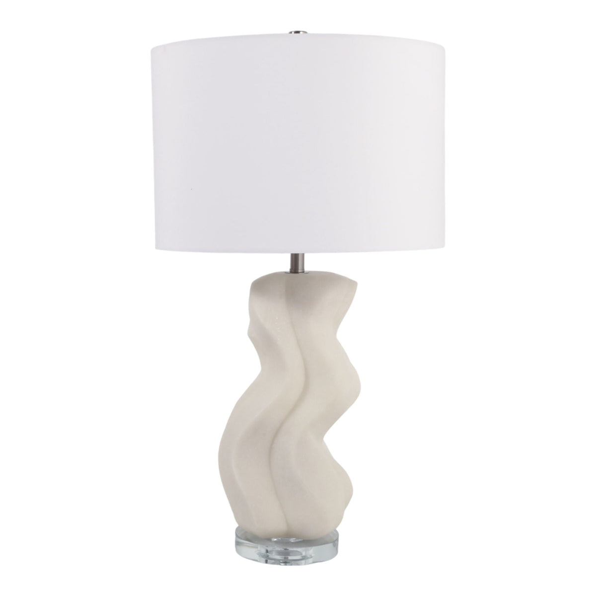 28" Lovell Quartz Resin Table Lamp - Multi
