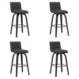 Vienna - 26" Swivel Counter Stool - Black Wood