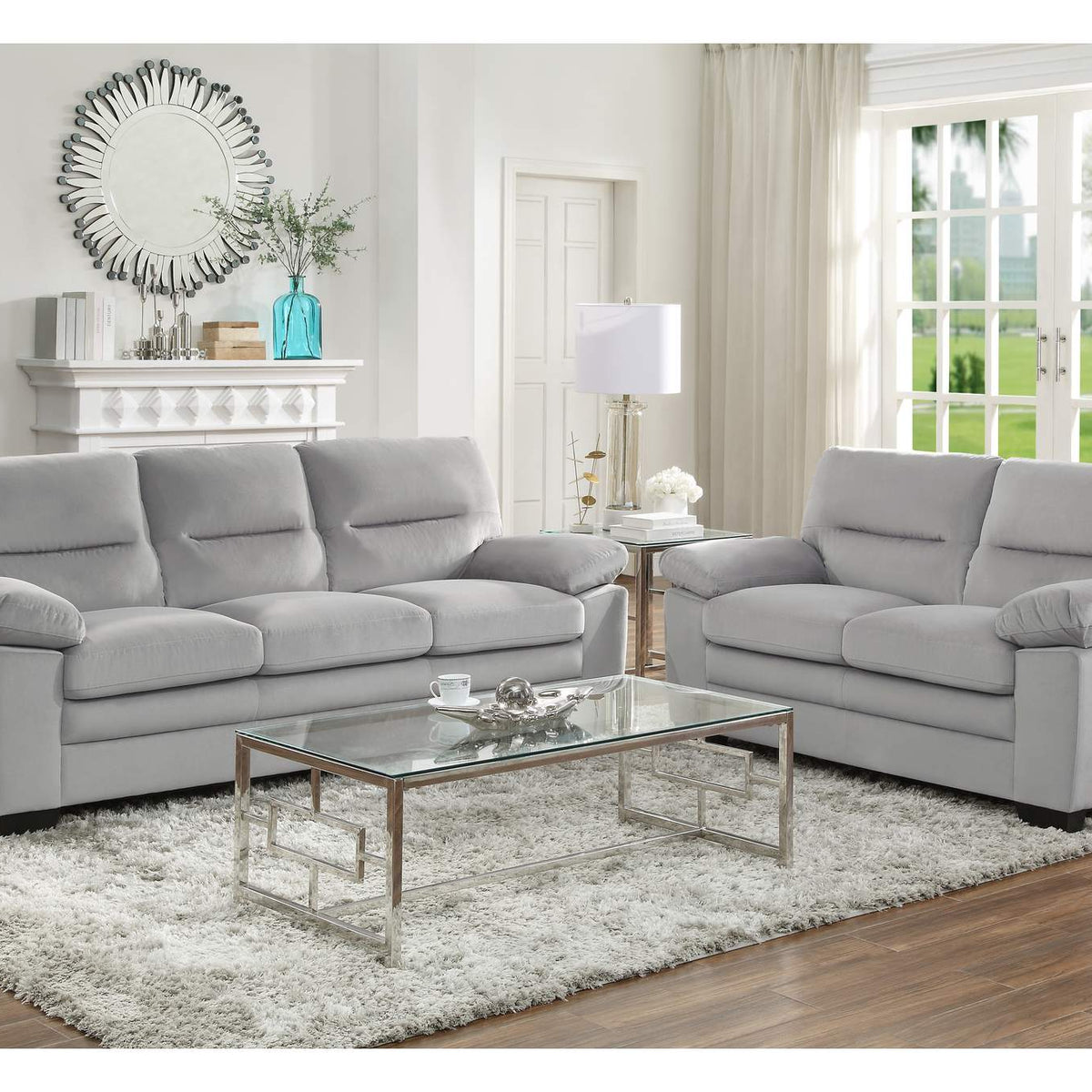 9328GY-3 Keighly Sofa