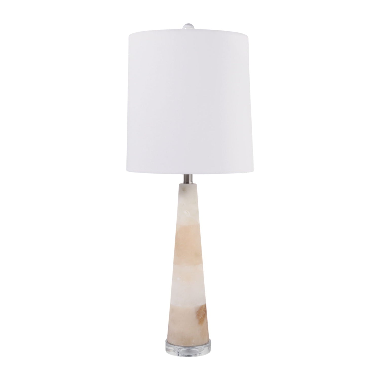 30" Shrila Alabaster Table Lamp - Multi