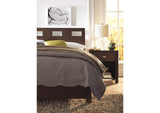 RV26D5 Riva Wood Storage Bed In Chocolate Brown