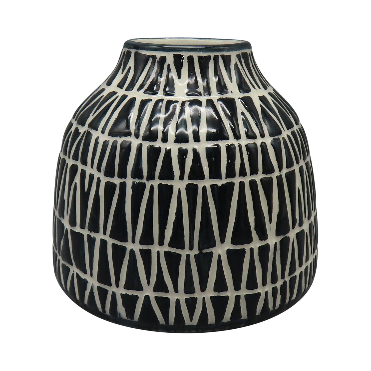 Tribal Vase - Blue