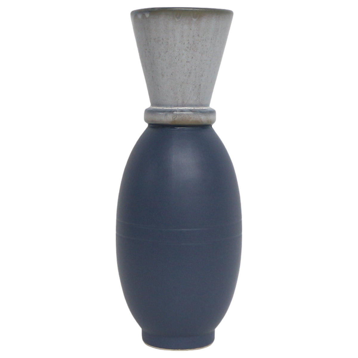 Marion Small Blue Vase 11" - Blue