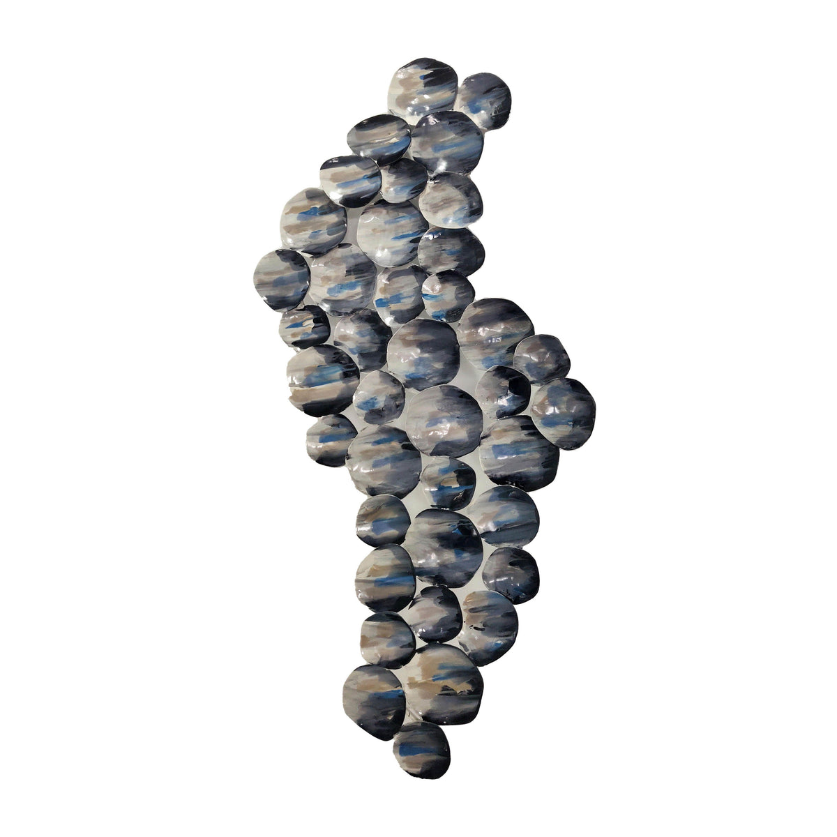 Metal 41" Decorative Wall Art - Blue