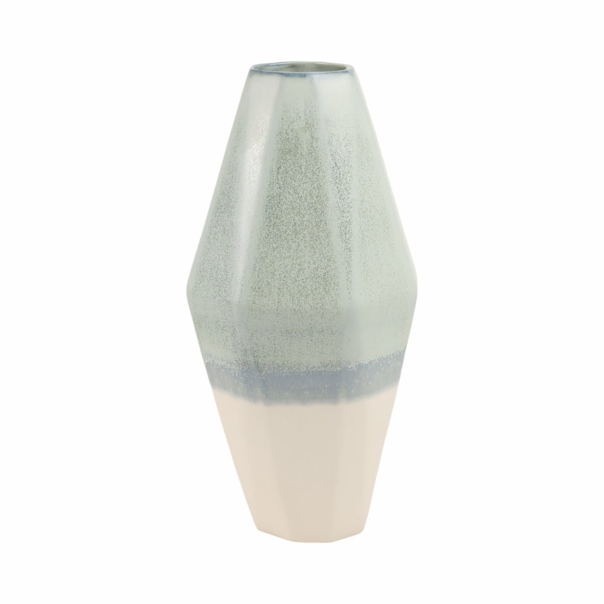 Coimbra Small Faceted Portugal Vase - Blue