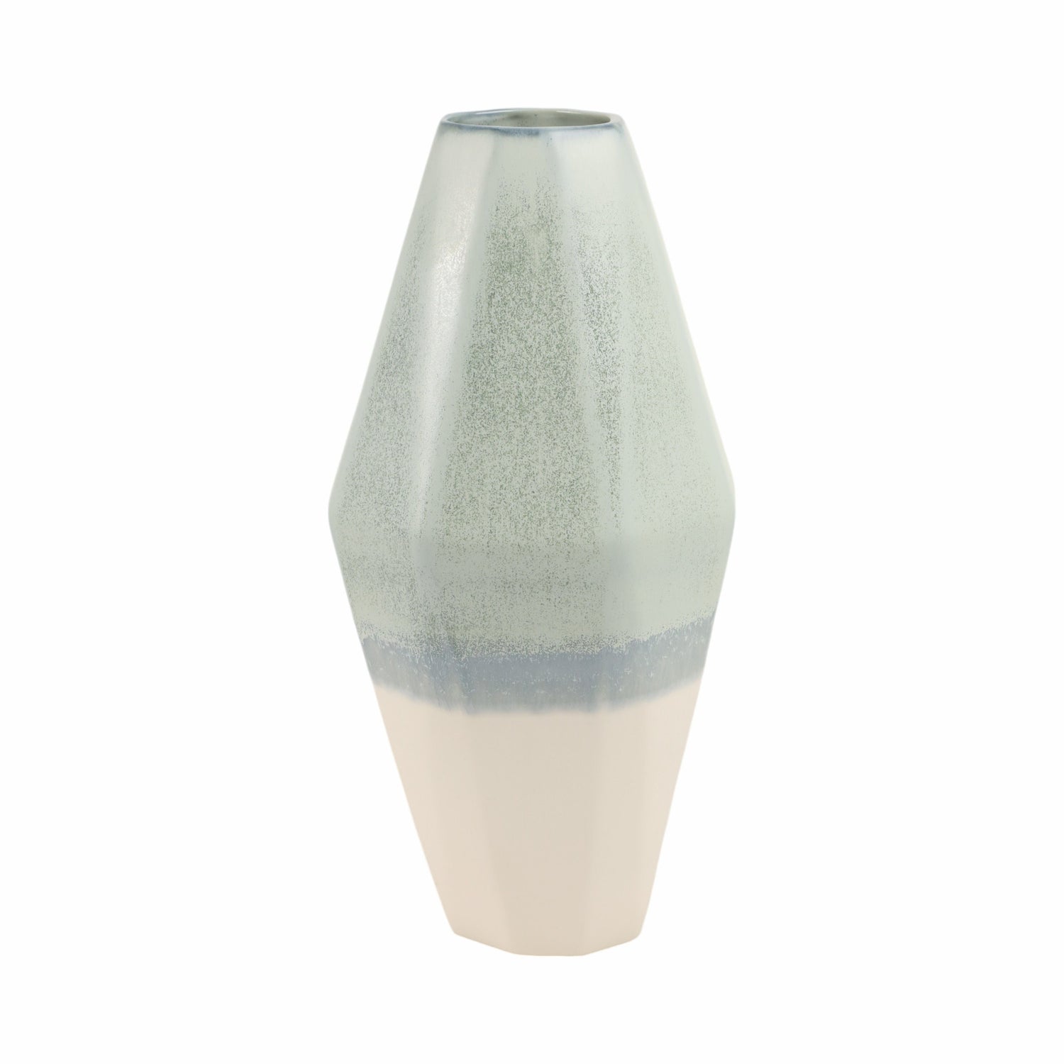 Coimbra Small Faceted Portugal Vase - Blue