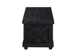 7YC993 Yosemite Solid Wood Blanket Box In Cafe
