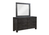3FT382A Meadow Six Drawer Solid Wood Dresser In Graphite (2024)