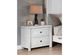 AG-638-670N Sunset Trading Dover 2 Drawer Nightstand | White Dove Wood