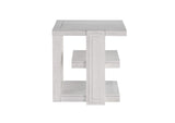 AG-638-809 Sunset Trading Dover End Table | White Dove Wood
